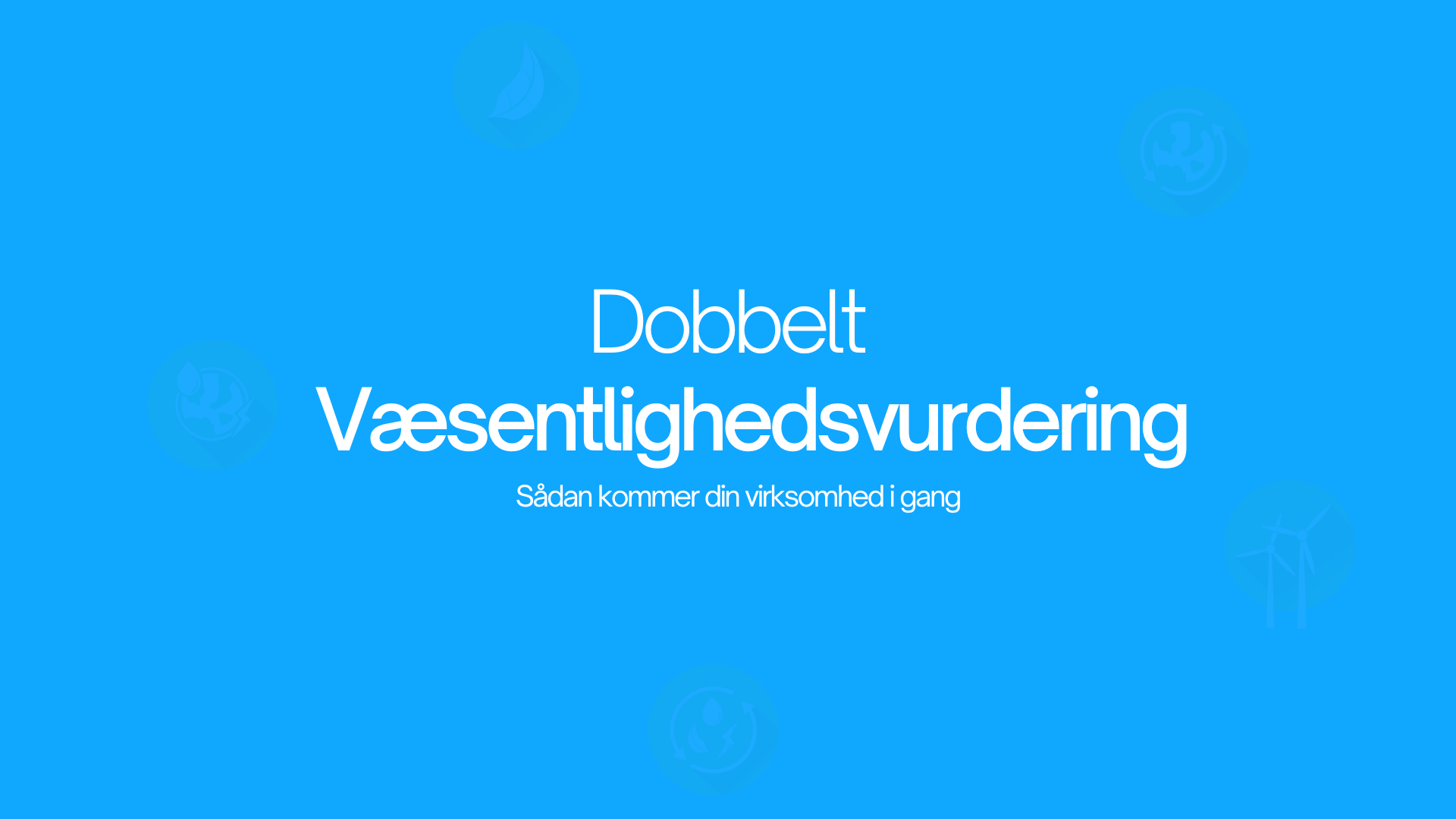 Dobbelt væsentlighedsvurdering